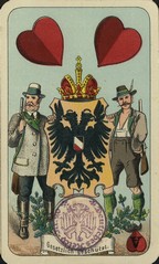 13254 Deutsche Schutzenkarte Herz As